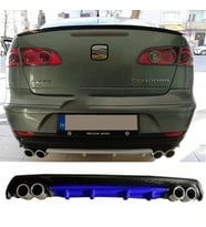 Seat Cordoba Mavi Difüzör Çiftli Yuvarlak Egzoz Görünümlü D Tip Difizör