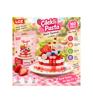 LOZ Çilekli Pasta 160 Parça Yapı Blokları Mini Block Oyuncak