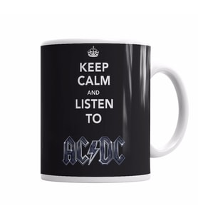 Banda Ac  Dc Kupa Bardak Porselen