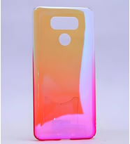 LG G6 Kılıf Parlak Renk Geçişli Kılıf (Pembe)