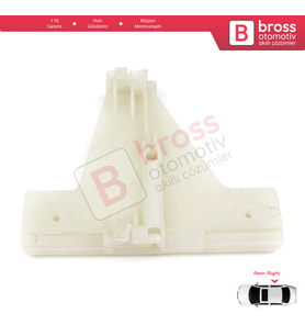 Audi A3 MK2 8P 8PA 8P1 2003-2013 4/5 Kapı 8P4839462 İçin Arka Sağ Cam Kriko Tamir Klipsi