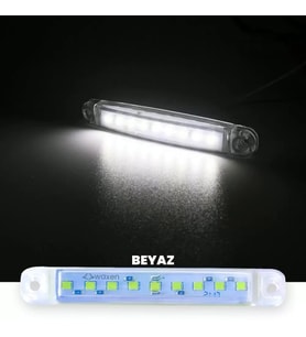 Parmak Led 9Ledli 12-24 Volt Uyumlu 5 adet