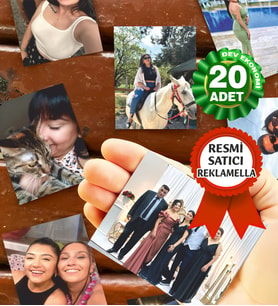 Kişiye Özel Fotoğraflı Resimli Buzdolabı Magneti 8x6 Cm 20 Adet