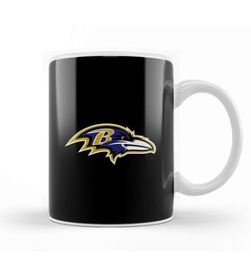 Baltimore Ravens 8 Bit Kupa Bardak Porselen