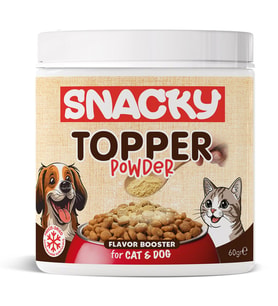 SNCKY Freeze Dried Chicken Floss Toppers Powder - Köpek ve Kedi İçin Tavuklu Ek Besin 60 Gr