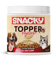 SNCKY Freeze Dried Chicken Floss Toppers Powder - Köpek ve Kedi İçin Tavuklu Ek Besin 60 Gr