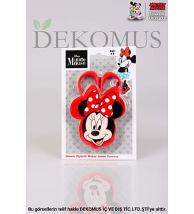 DEKOMUS İLE ÖZEL TASARIM MINNIE MOUSE MAKAS