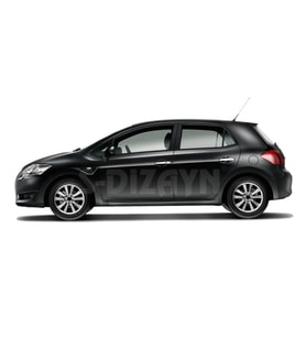 Toyota Auris Uyumlu Krom Kapı Kolu 4 Kapı (Sensörlü) 2007-2012