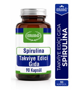 ERSAĞ Spirulina Ekstraktı Takviye Edici Gıda 90 Kapsül