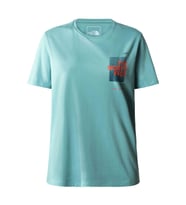 The North Face W FOUNDATION GRAPHIC TEE - EU Kadın T-Shirt NF0A55B2LV21 (Mavi)