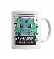 bulbasaur bad boy pokemon    Kupa Bardak Porselen