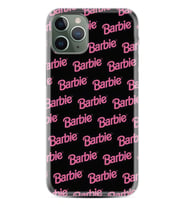 Apple iPhone 11 12 13 14 Pro Max Kılıf Desemli Silikon Barbie 1404