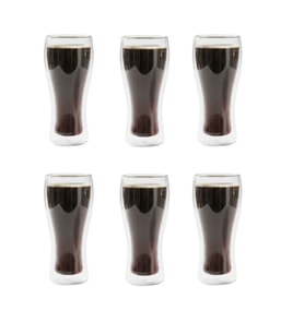 6'lı Meşrubat Bardağı Seti Çift Cidarlı Bira Bardağı 420 ml