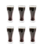 6'lı Meşrubat Bardağı Seti Çift Cidarlı Bira Bardağı 420 ml