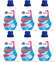 Bingo Sıvı Çamaşır Deterjanı 2600ML Amber Çiçeği Beyazlar ve Renkliler (6 Lı Set)