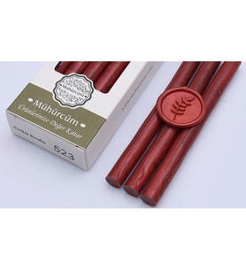 Mühür Mumu Çubuk 11mmx120mm 10 lu Paket Model: 523 KIZIL BAKIR