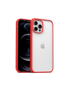 iPhone 12 Pro Max Kılıf Hom Silikon Kılıf (Kırmızı)