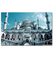 Cakatablo İstanbul Beyazıt Camii Avludan Görünüm MDF Tablo