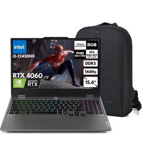 Lenovo Loq 15IAX9 83GS007XTR C60 I5-12450HX 64 GB 4 Tb RTX4060 15.6" Fhd Windows 11 Pro Gaming Laptop + Çanta