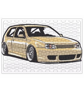 Stanced out Golf MK4 Creme Puzzle 240 Parça Yapboz