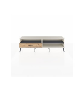 Arges TV Ünitesi 2 Raflı Tek Çekmeceli  176x30x51 Aytaşı-Antrasit/Çam