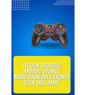 Kablosuz Oyun Kolu Bluetooth Joystick Gamepad Android Uyumlu