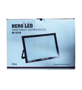 HERO LED 500 WATT LED PROJEKTÖR SPOT DIŞ MEKAN BEYAZ