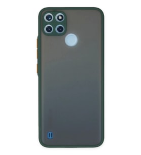 Newface Realme C21Y Kılıf Montreal Silikon Kapak - Yeşil