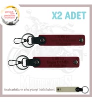 Hız Aşıklarına Hediye, İsim Plaka ve B Rh (-) Kan Grubu, Kişisel Acil Durum x2 Anahtarlık, Bordo-SK