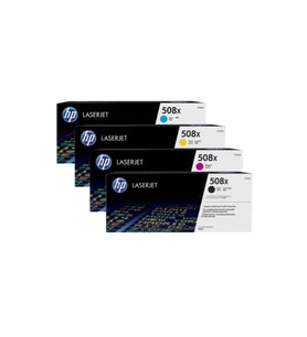 508x Siyah-sarı-kırmızı-mavi Orjinal Toner Avantaj Paketi