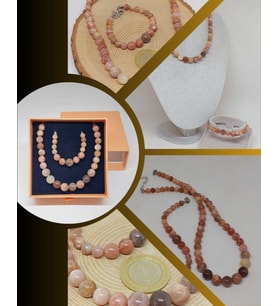 Galaksi Serisi Güneş Taşı Kolye & Bileklik Seti