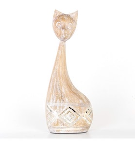 Euro Flora Ahşap Kedi Biblosu 19,5x7,5x50,5 Cm