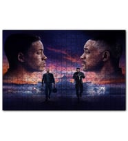 Cakapuzzle  Gemini Man Will Smith Two Faces  Puzzle Yapboz MDF (Ahşap) (120 Parça)