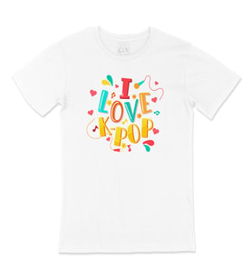 I Love K Pop Tişört