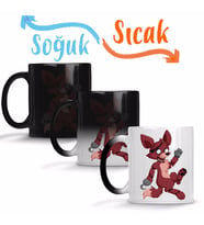 Foxy The Pirate Sihirli Kupa Bardak Porselen