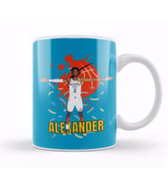 Shai Gilgeous Alexander Shai Gilgeous Alexander Vintage Art  Legend Basketball Gift Vintage Retro Style Kupa Bardak Porselen