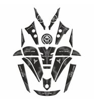 YAMAHA MT25  UYUMLU 2020 FULL TANK PAD SET 006