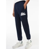 Lacoste Neo Heritage Organic Cotton Relaxed Fit Navy Sweatpants Erkek Rahat Kesim Pamuk Eşofman Altı Lacivert