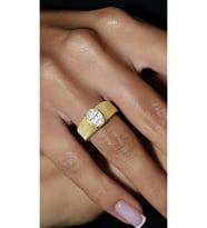 Luxury Işıltı yüzük Ayarlı 925 Ayar