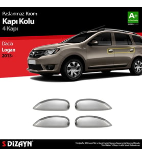 Dacia Logan Uyumlu Mcv Krom Kapı Kolu 4 Kapı 2013-2020