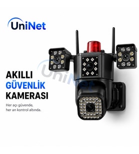 Uninet 12V 4g Sım Kartlı Dış Mekân Güvenlik Kamerası – Gece Görüşlü, Hareket Algılamalı, Çift Yönlü Ses Özelliği