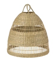 Sarkıt Lamba Abajur Başlığı, Deniz Sazı, 36 cm