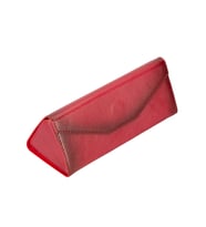 Smart Glass Deri Gözlük Kılıfı V4EF Kırmızı