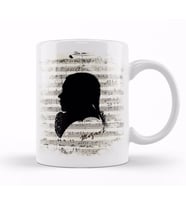 Wolfgang Amadeus Mozart  Piyano  Müzik  Notaları Kupa Bardak Porselen
