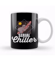 Funny Serial Chiller Sloth Pun Lazy Slothing Sleep Kupa Bardak Porselen