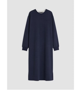 LCW Modest Lacivert A Kesim Sweat Elbise