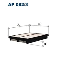 FILTRON AP0823 Hava Filtresi 96351225