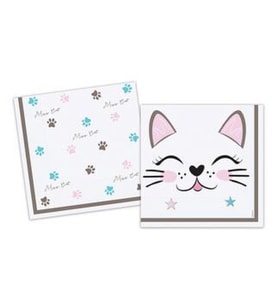 Kağıt peçete mıss cat 33x33cm pk:16-