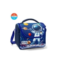 CORAL HIGH 37152 KIDS LACİVERT ASTRONOT DESENLİ THERMO BESLENME ÇANTASI
