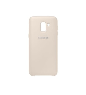 Galaxy J6 2018 ile Uyumlu Dual Layer Sert Kılıf Gold